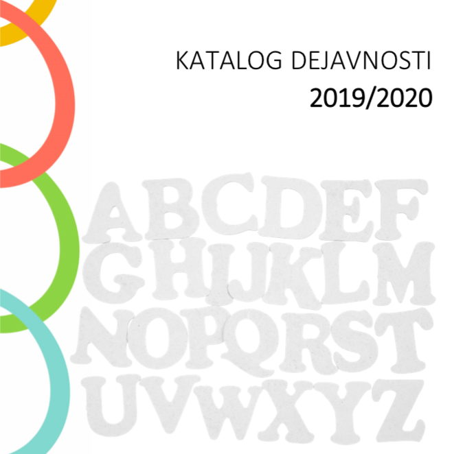 Katalog dejavnosti 2019/2020