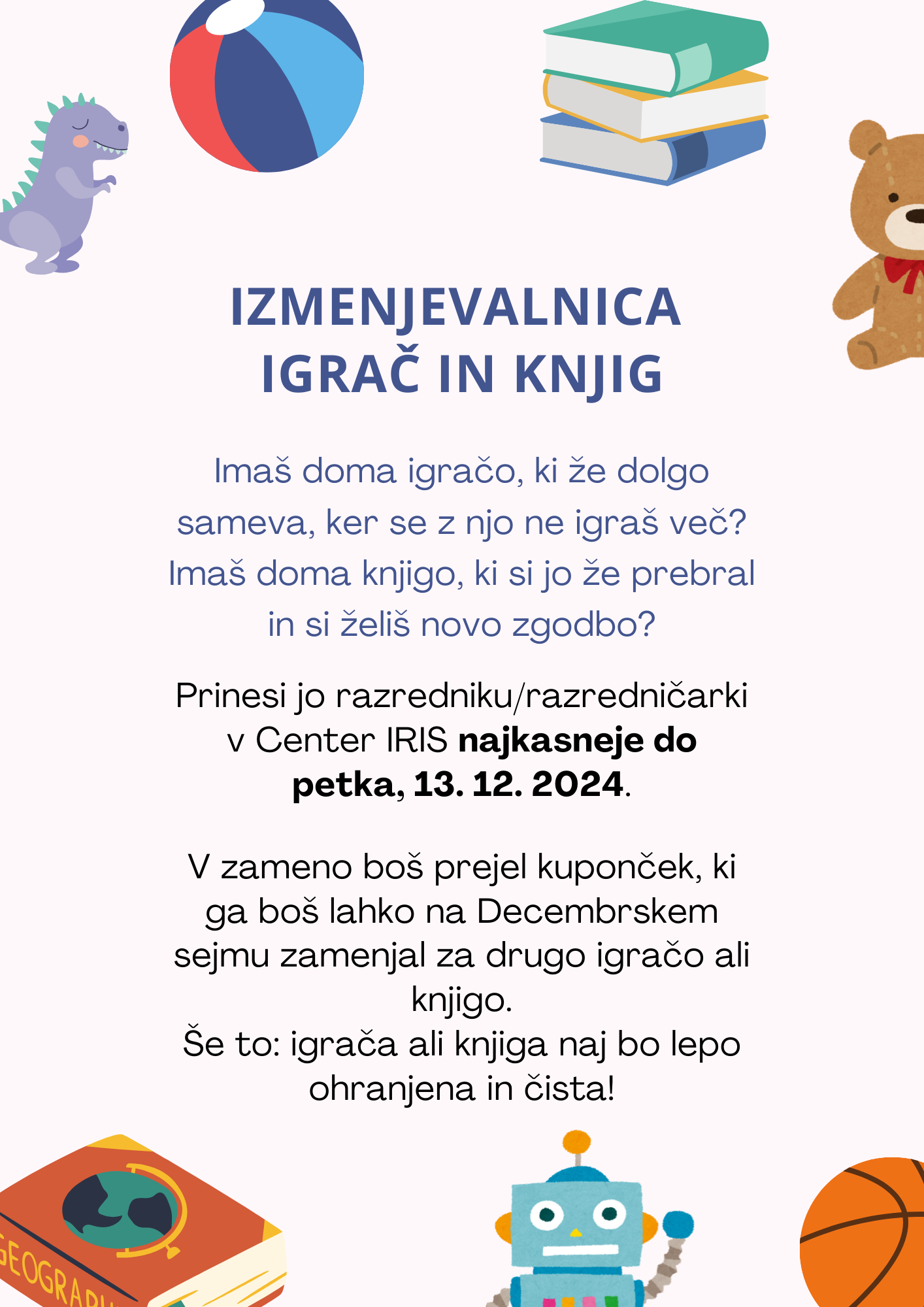 Izmenjevalnica igrač in knjig